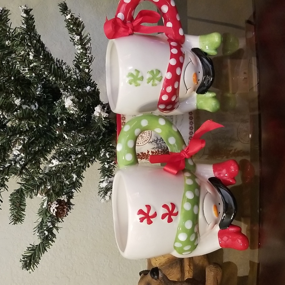 Christmas Snowmen Mugs